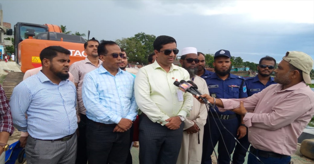 শীতলক্ষ্যায় বিআইডব্লিউটিএ'র ২৭ অবৈধ স্থাপনা উচ্ছেদ
