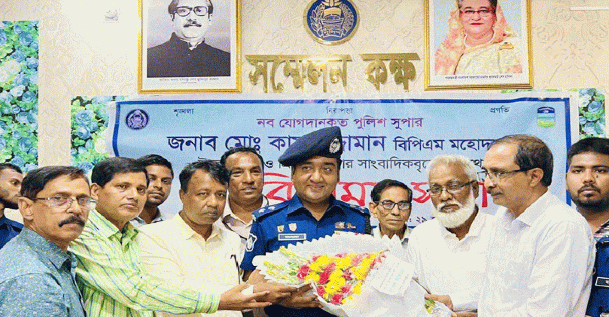 জামালপুরে নবাগত পুলিশ সুপারের ৬০ দিনের ৮ কার্যক্রমের ঘোষণা