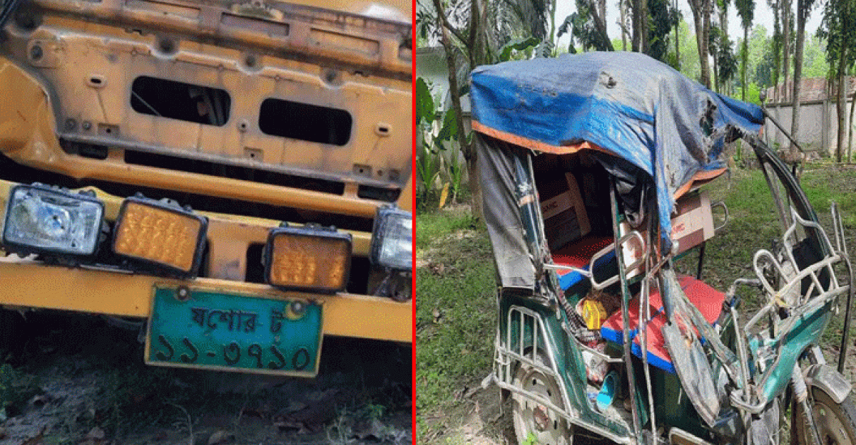 আলমডাঙ্গায় ট্রাকের ধাক্কায় প্রাণ গেলো ২ শ্রমিকের