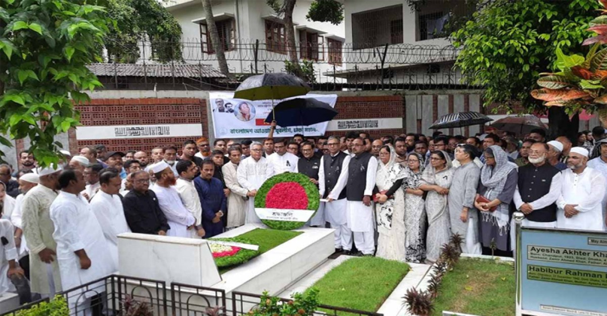 আইভি রহমানের সমাধিতে আ.লীগের শ্রদ্ধা