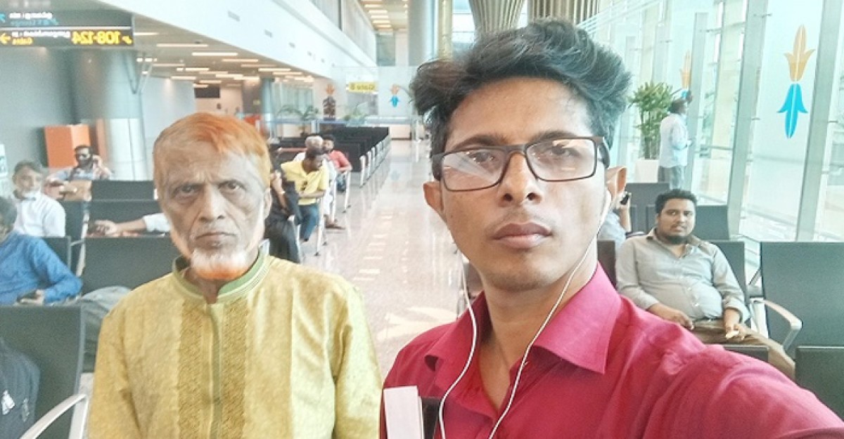 দীর্ঘ ১ মাস ৪ দিন চিকিৎসার পর দেশে ফিরলেন সাংবাদিক নুরুল আলম