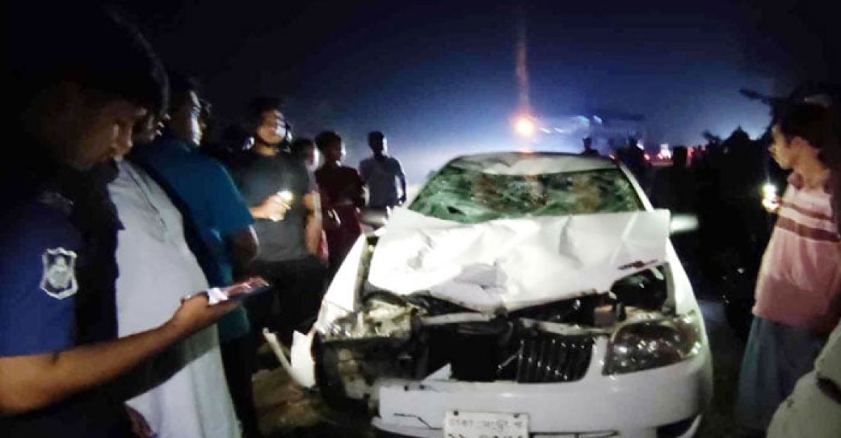 প্রাইভেটকারের চাপায় মা-ছেলের প্রাণহানি