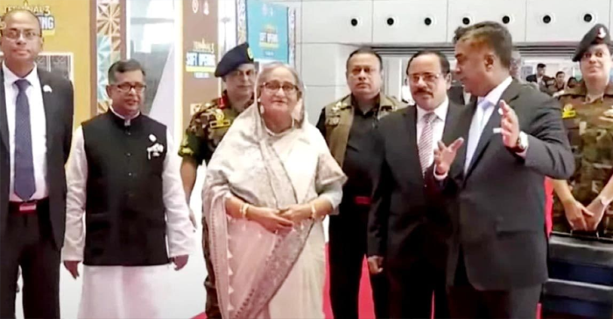 তৃতীয় টার্মিনাল উদ্বোধন করলেন প্রধানমন্ত্রী