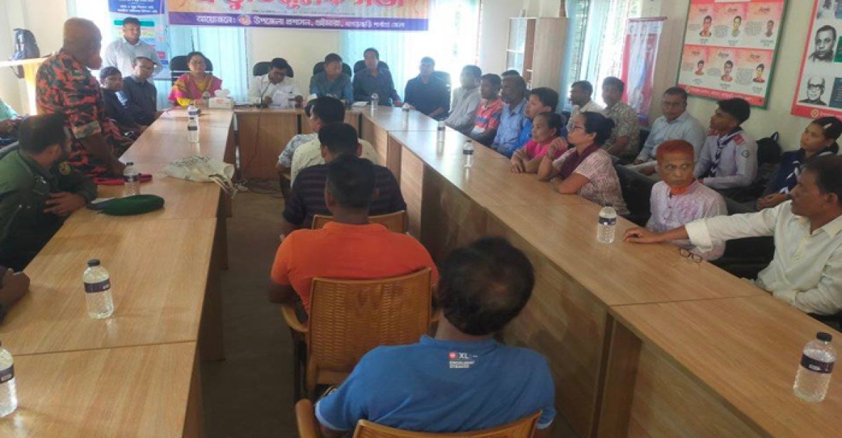গুইমারায় দুর্গাপূজা উপলক্ষে প্রস্তুতিমূলক সভা