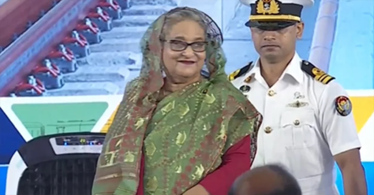 রেল চলাচল উদ্বোধন করতে মাওয়ায় পৌঁছেছেন প্রধানমন্ত্রী