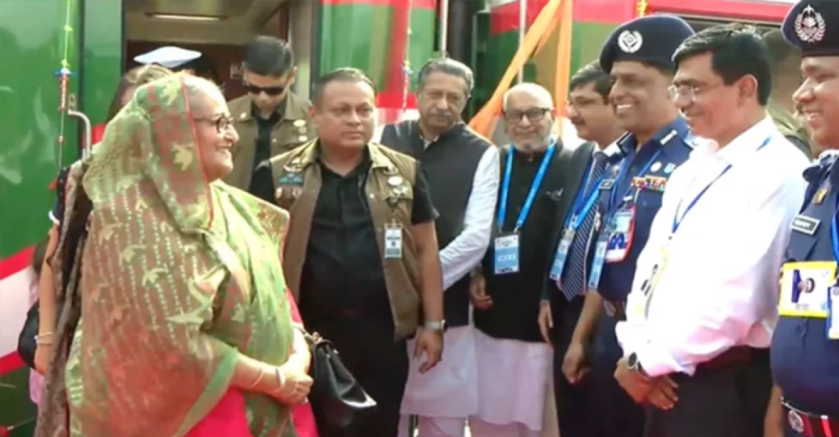 ভাঙ্গা পৌঁছালেন প্রধানমন্ত্রী