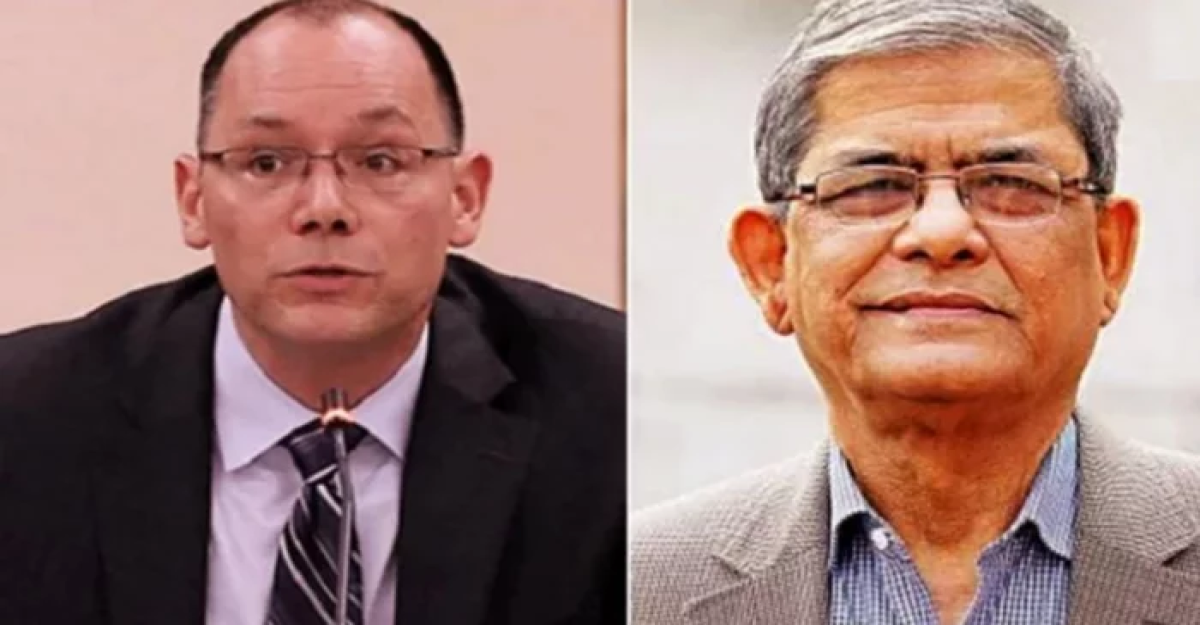 পিটার হাসের সাথে মির্জা ফখরুলের বৈঠক