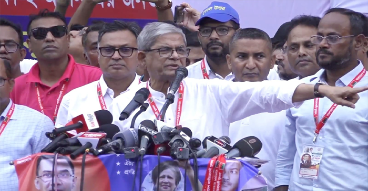পেছনে ফেরার সুযোগ নেই: মির্জা ফখরুল
