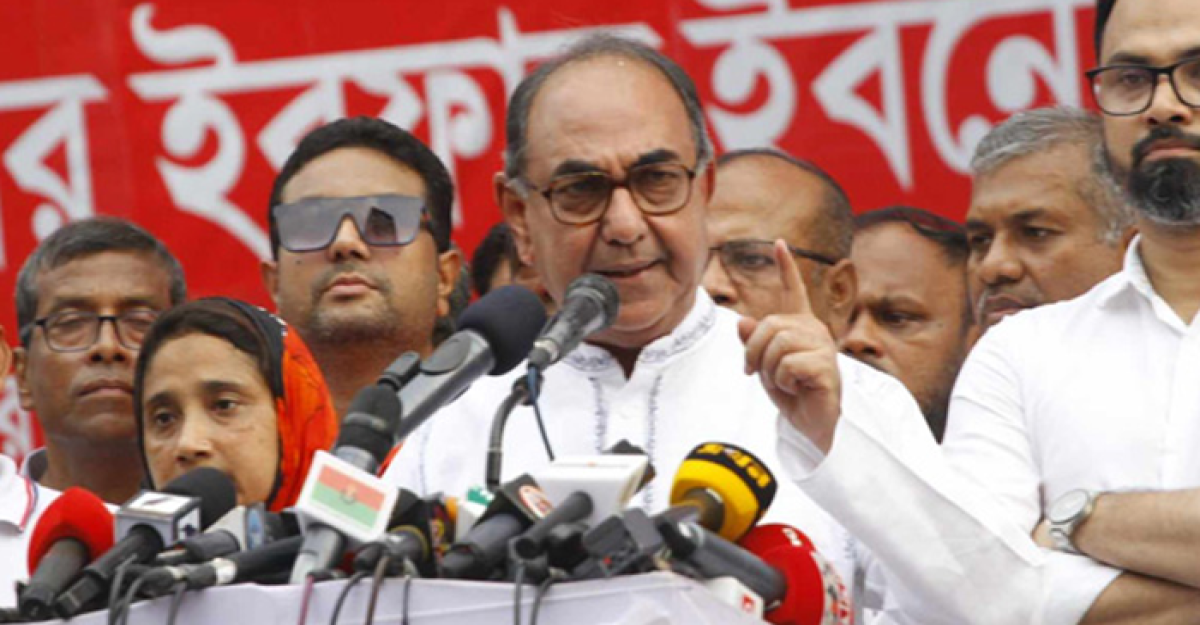 অহংকার চিরদিন টিকে থাকে না বললেন মির্জা আব্বাস