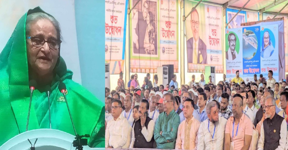 ময়মনসিংহের সেতুসহ ৪২ প্রকল্পের উদ্বোধন করলেন প্রধানমন্ত্রী