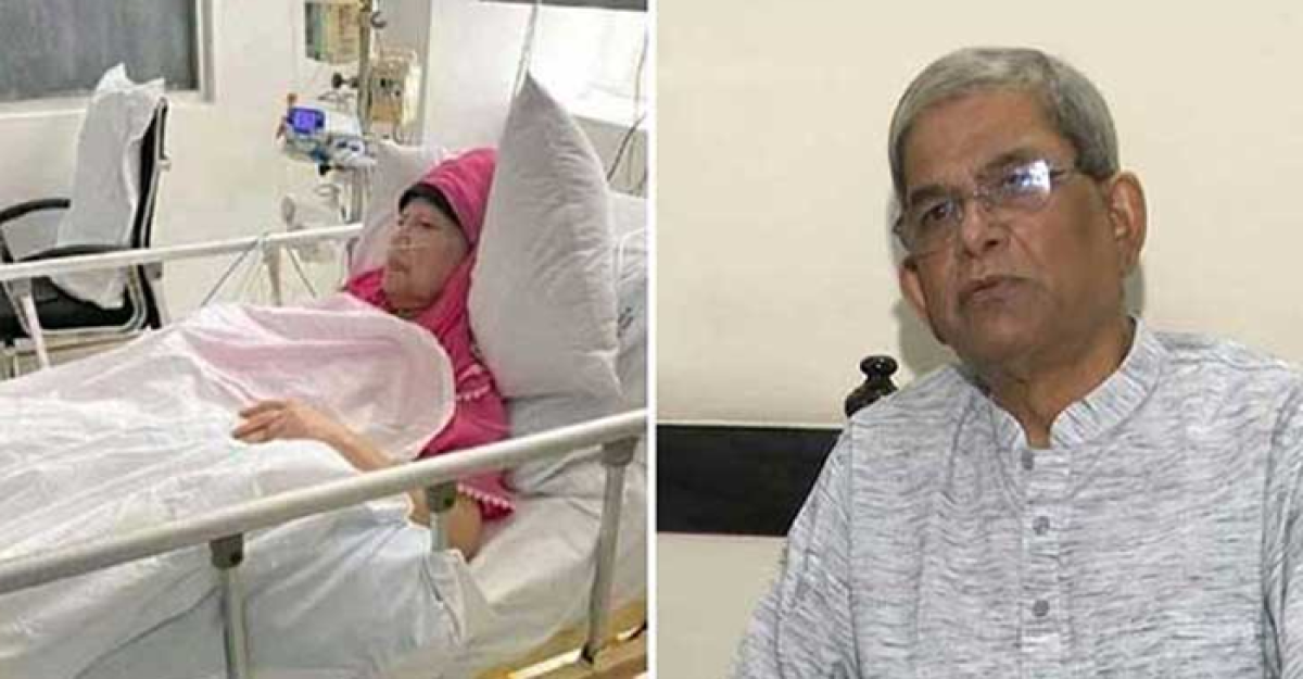 খালেদা জিয়াকে দেখতে হাসপাতালে গেলেন ফখরুল