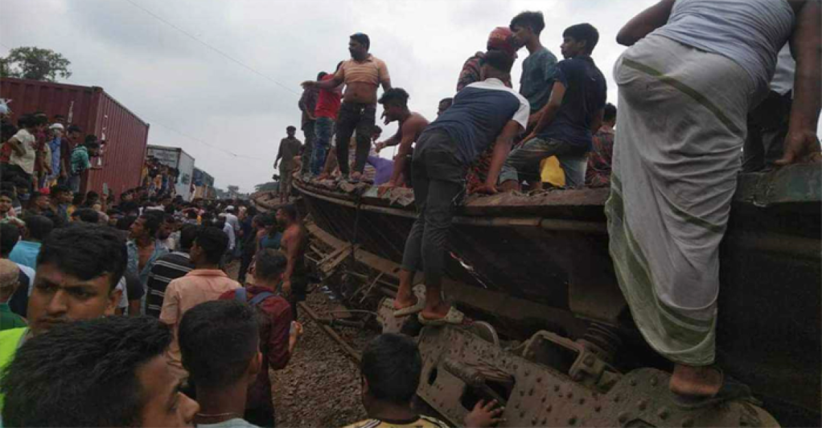 ভৈরবে ট্রেন দুর্ঘটনায় নিহত বেড়ে ২৩
