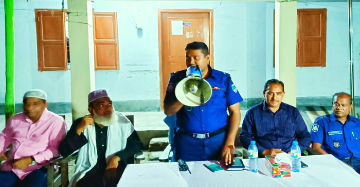 রামপালে ইমামদের সাথে ওসি আশরাফুল আলমের মতবিনিময়