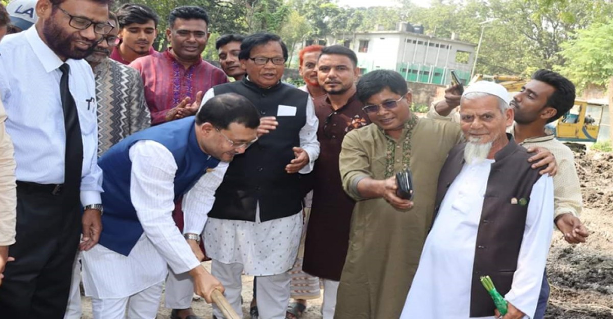 আধুনিক পরিবেশ বান্ধব কসাইখানা নির্মাণ কাজের উদ্বোধন