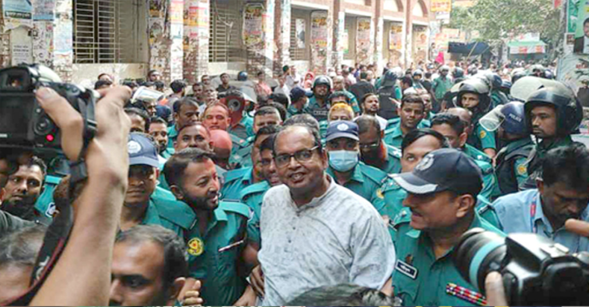 বিএনপি নেতা শামসুজ্জামান দুদু ৩ দিনের রিমান্ডে