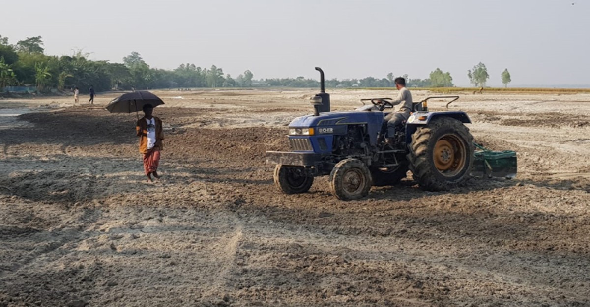 তিস্তায় বাড়ছে আবাদযোগ্য জমি, অর্ধশত কোটি টাকার ফলনের প্রত্যাশা