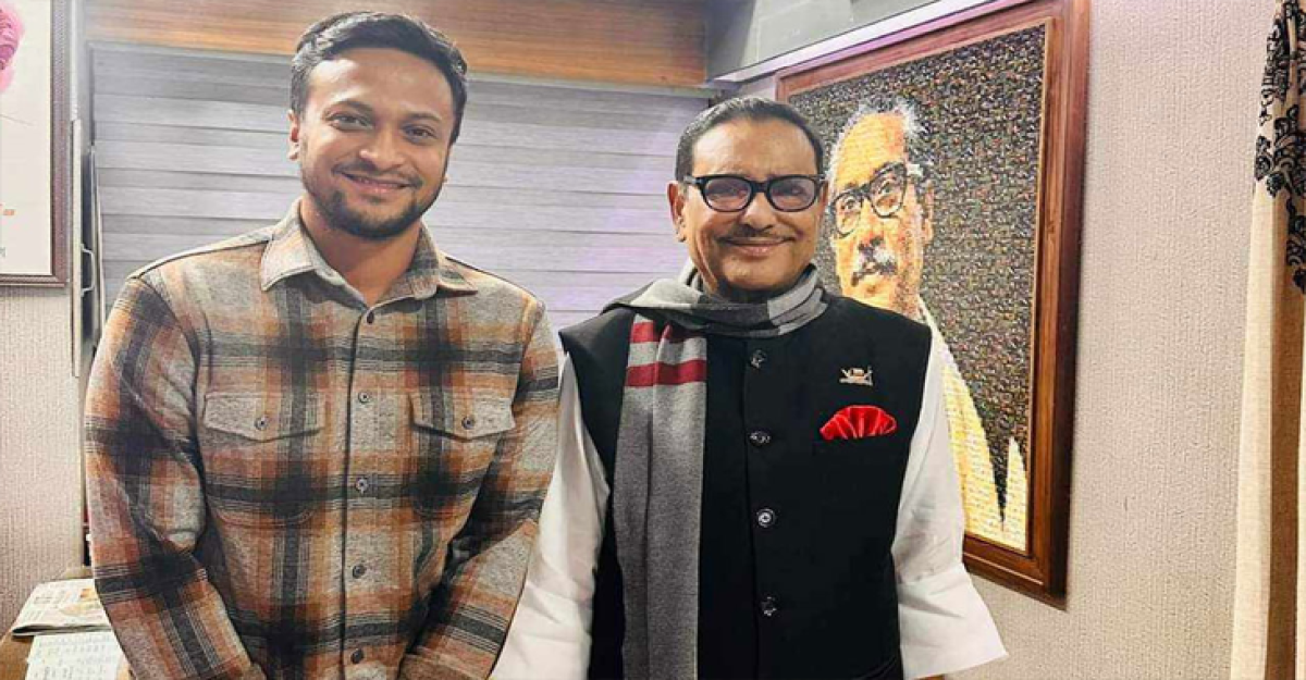 কাদেরের সঙ্গে বৈঠক করলেন সাকিব