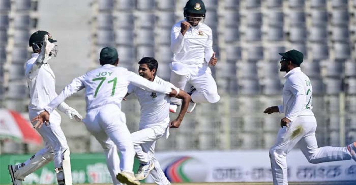 ক্রিকেটের রাজকীয় ফরম্যাটে টাইগারদের রঙিন জয়