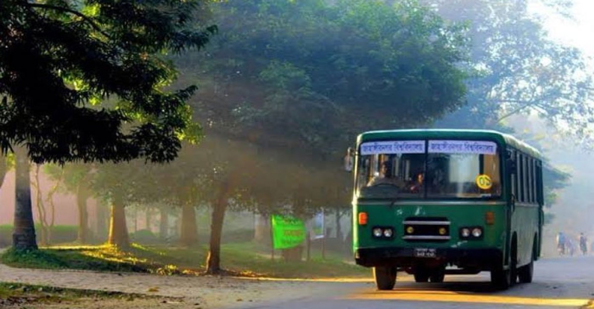 জাবিতে নিয়মিত সকল রুটের বাস চালু করার দাবি
