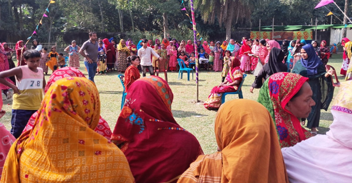 কুড়িগ্রাম নারী নির্যাতন প্রতিরোধের পক্ষে গ্রামীণ খেলাধুলা