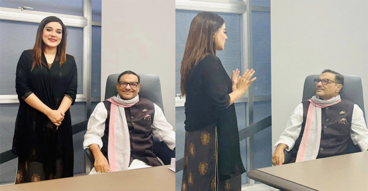ওবায়দুল কাদেরের সঙ্গে সাক্ষাৎ করে যা বললেন মাহি
