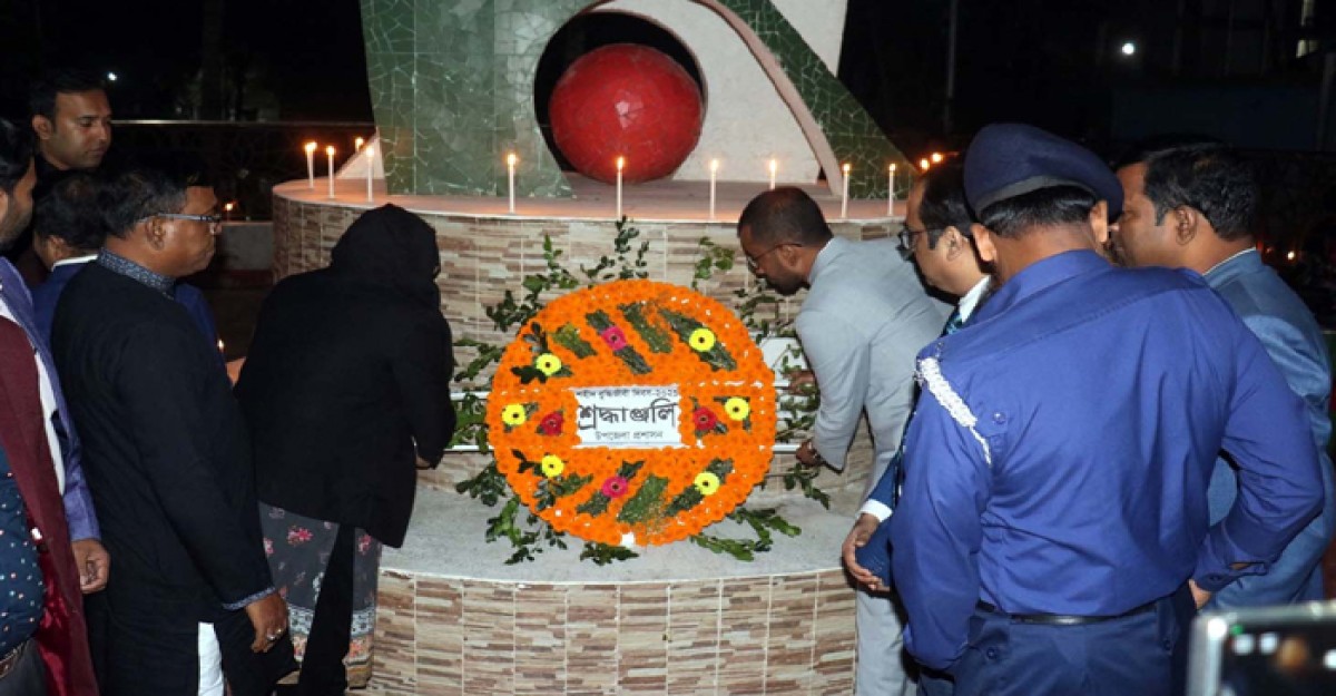সদরপুরে শহীদদের স্মরণে শ্রদ্ধাঞ্জলি