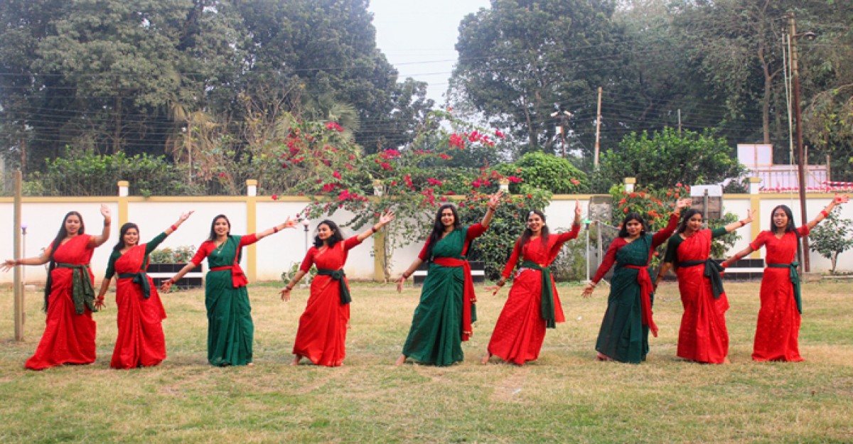 বিজয় দিবস উপলক্ষে ইবির শেখ হাসিনা হলে ফ্ল্যাশমব