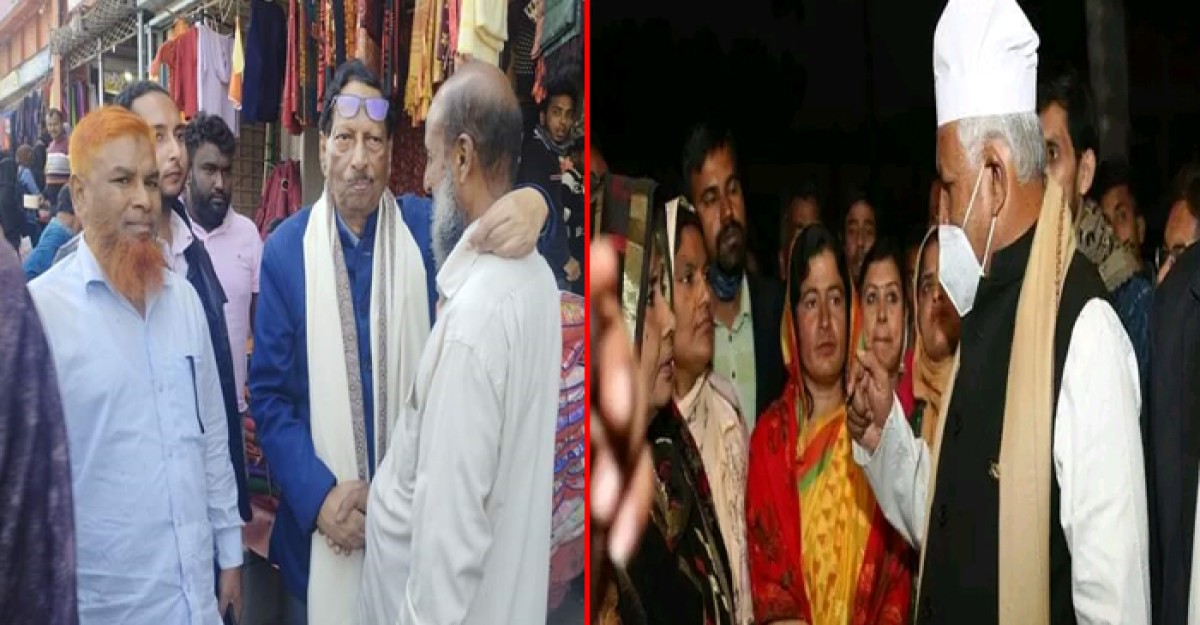 পাবনা-১ আসনে ভোট প্রার্থনায় ভোটারের দ্বারে দ্বারে সাইয়িদ