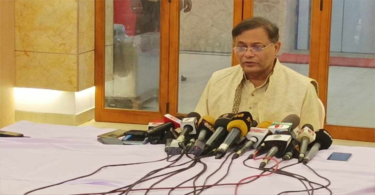 বিএনপির নির্বাচন বর্জনের ডাক ‘ফিউজ’ হয়ে গেছে বললেন তথ্যমন্ত্রী