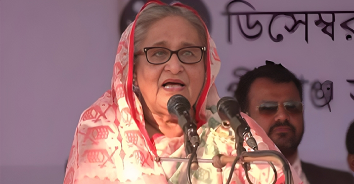 কী বাহে, একখান ভোট কি মুই পামু না: রংপুরে প্রধানমন্ত্রী