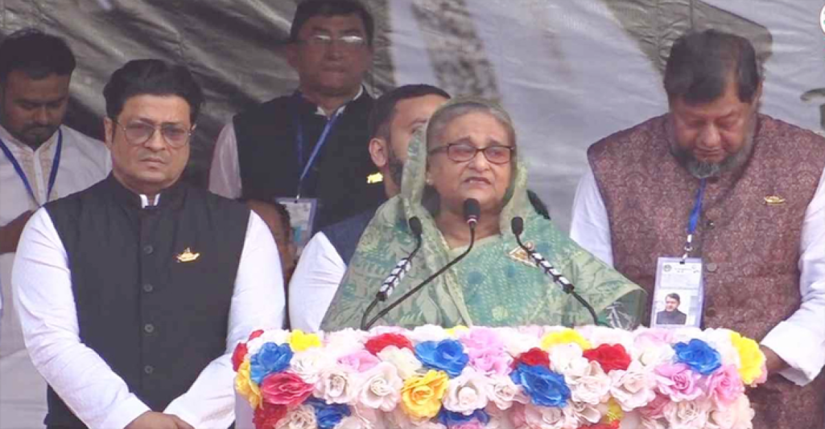 বাবার মতো জীবন উৎসর্গ করে পথে নেমেছি: শেখ হাসিনা