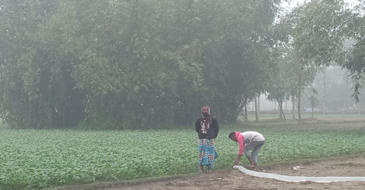 পঞ্চগড়ে শীতের দাপটে কাঁপছে মানুষ