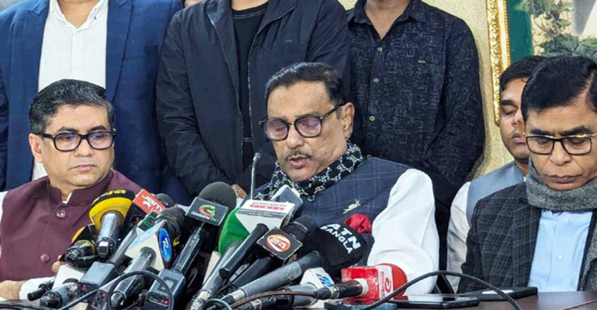 আন্দোলনে ব্যর্থ হয়ে লিফলেট বিতরণ করছে বিএনপি: কাদের