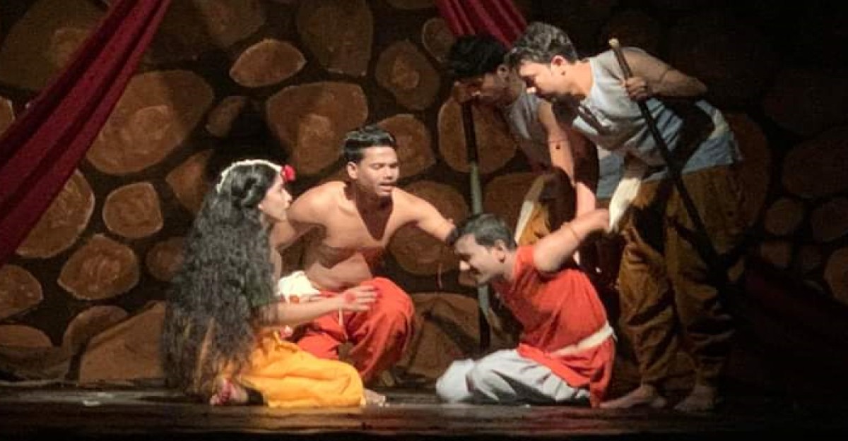 জাবির মুক্তমঞ্চে রবি ঠাকুরের 'রক্তকরবী'