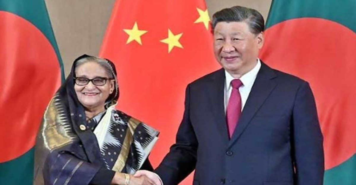 প্রধানমন্ত্রী শেখ হাসিনাকে চীনা প্রেসিডেন্টের অভিনন্দন