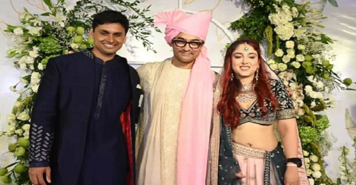 খ্রিস্টান রীতি মেনে বিয়ে করলেন আমির কন্যা