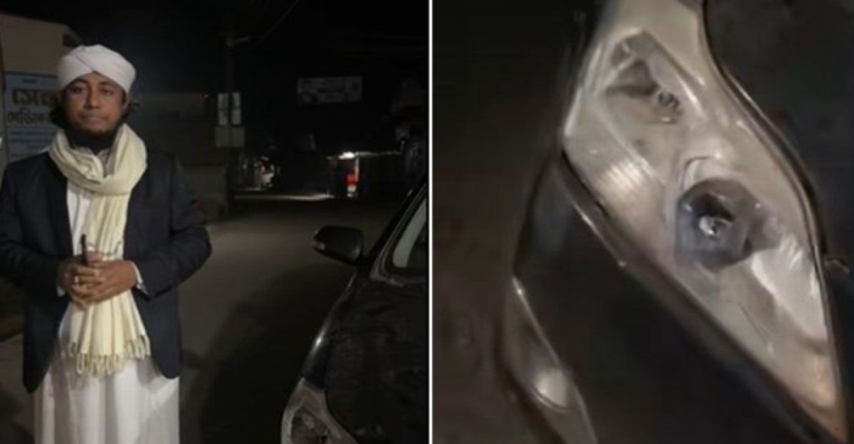 কুমিল্লায় আলোচিত বক্তা তাহেরীর গাড়ি ভাঙচুর