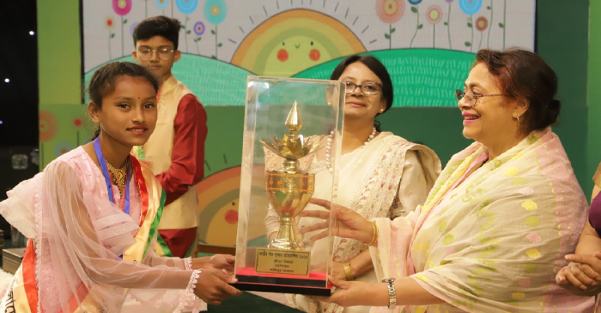 জাতীয় শিশু পুরষ্কার প্রতিযোগিতায় সেরাদের সেরা শাহিনুর আক্তার