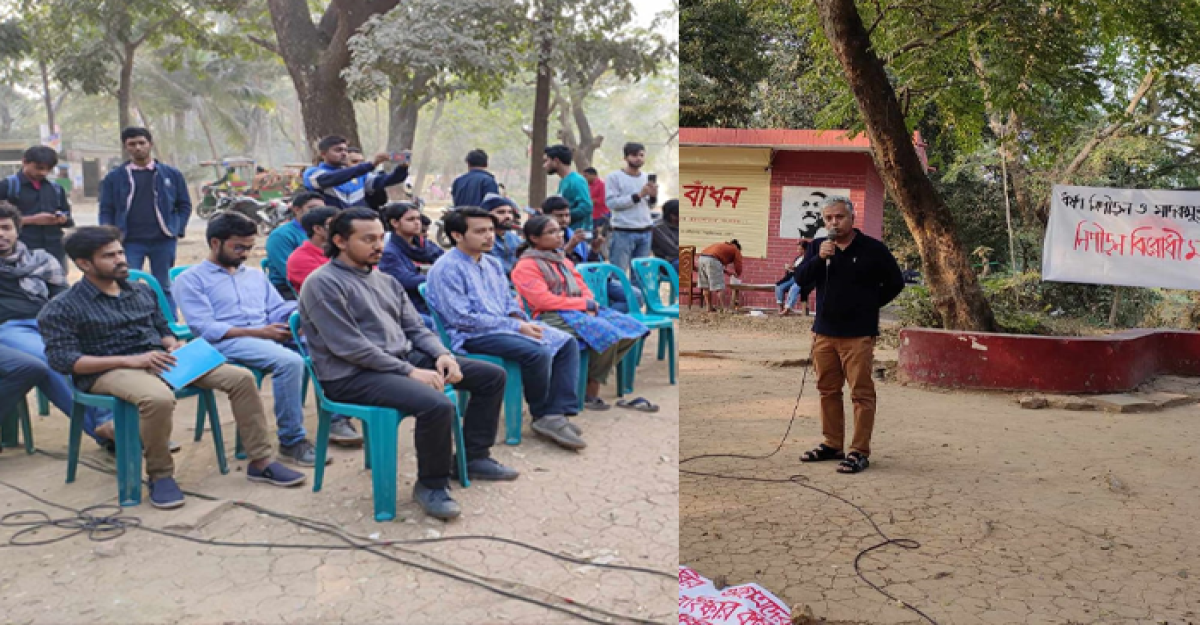 ছাত্রত্ব শেষ হওয়ার পরও যারা হলে থাকে তাদের লজ্জিত হওয়া উচিত: নিপীড়ন বিরোধী মঞ্চ