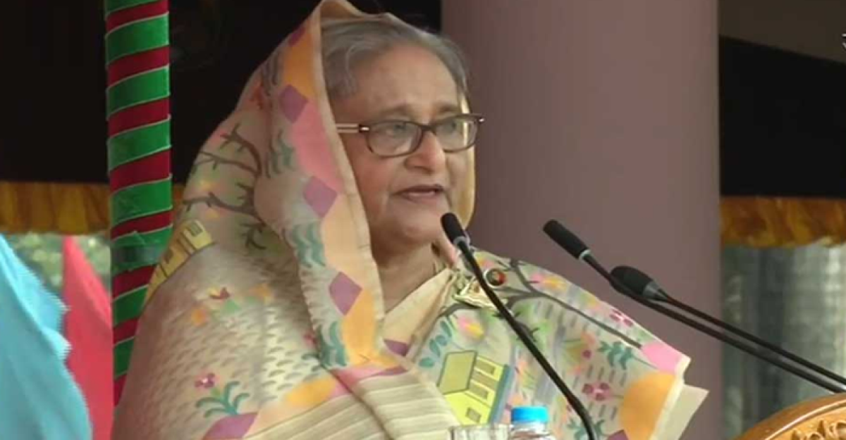 আমরা আর পেছনে ফিরে তাকাব না: প্রধানমন্ত্রী