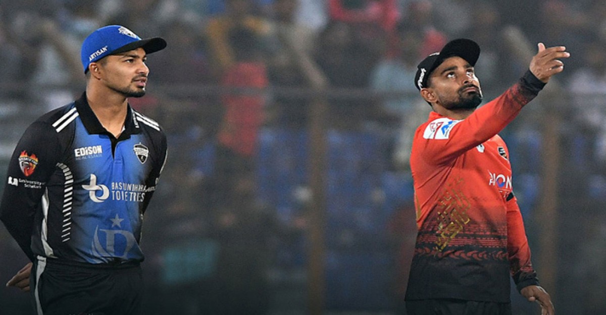 ফাইনালে ওঠার লড়াইয়ে টস হেরে ব্যাটিংয়ে সাকিব-সোহানরা