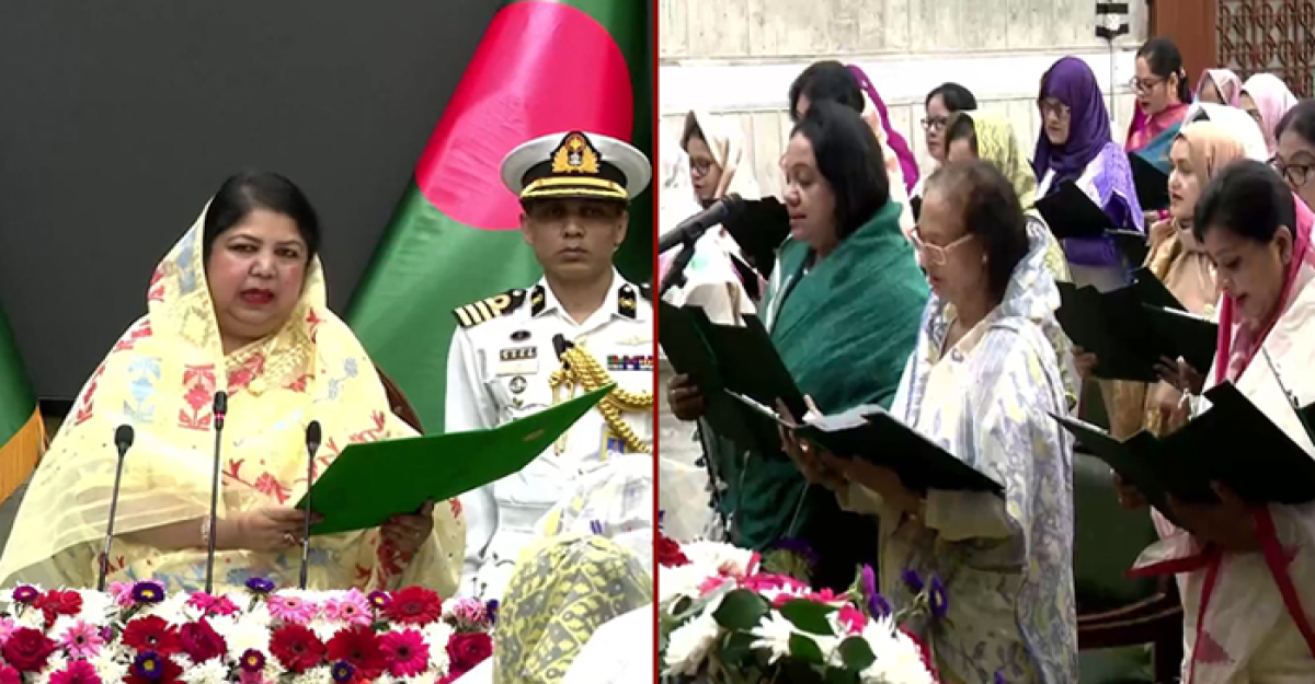 শপথ নিলেন সংরক্ষিত নারী আসনের এমপিরা