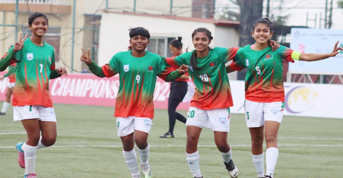 নেপালকে হারিয়ে সাফ শুরু বাংলাদেশের মেয়েদের