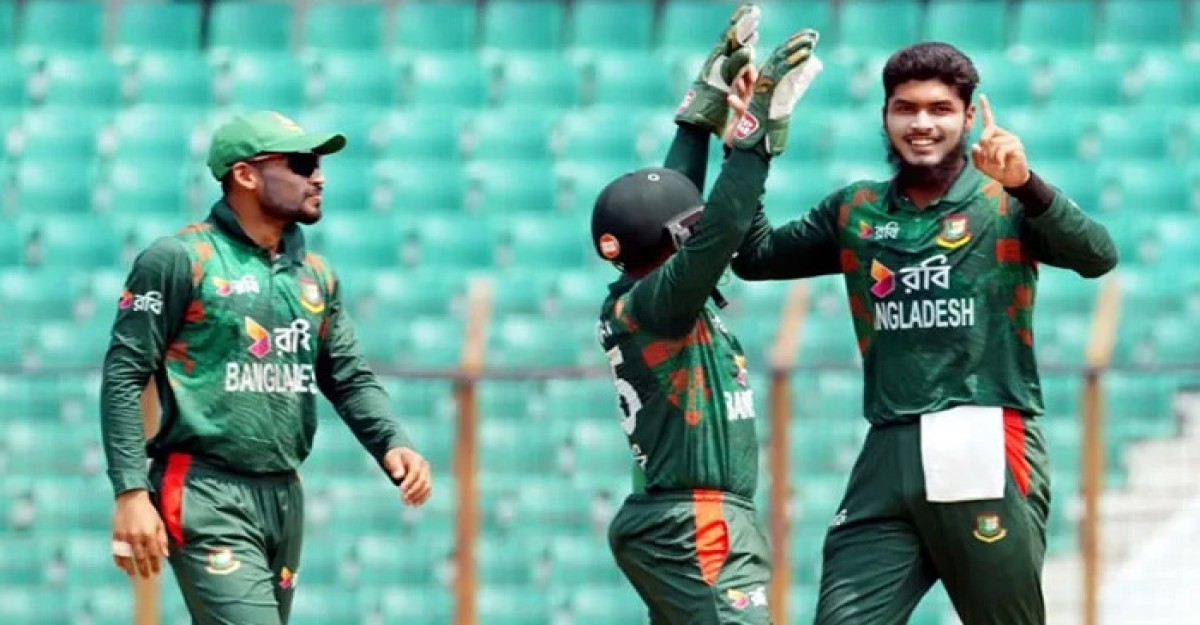 রিশাদ ঝলকে বাংলাদেশের সিরিজ জয়