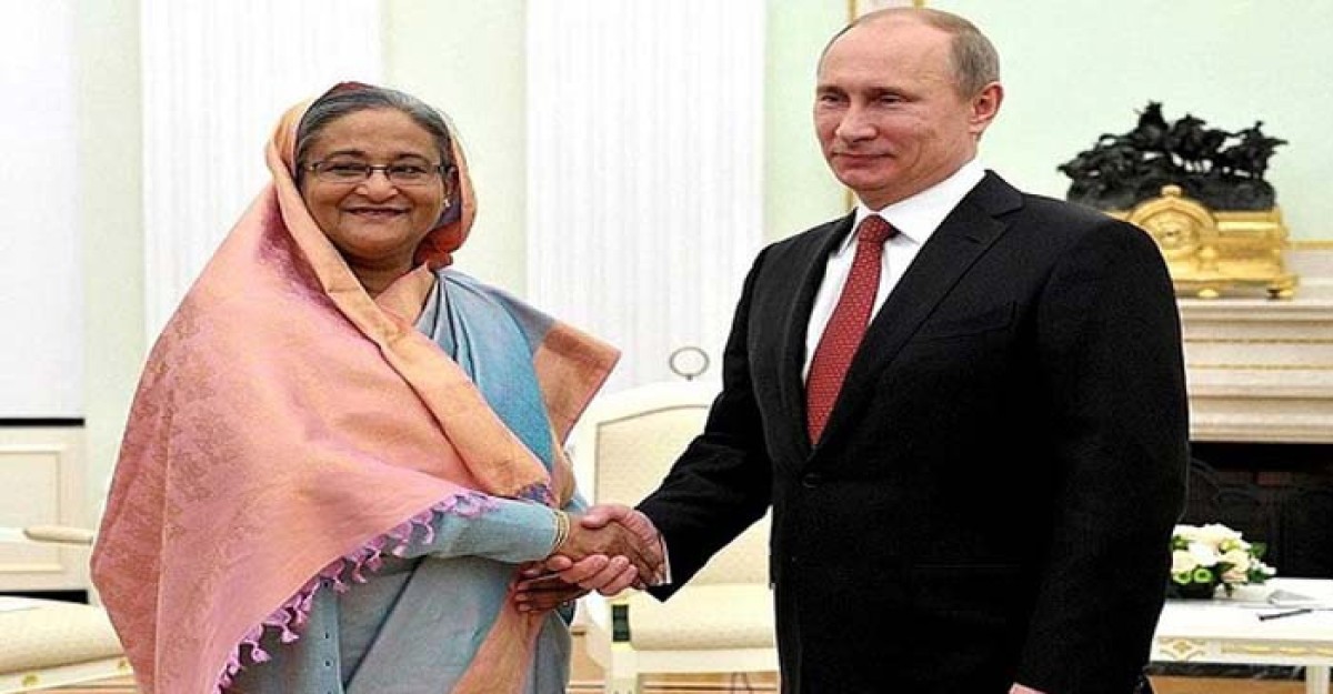 নির্বাচনে বিজয়ী পুতিনকে অভিনন্দন শেখ হাসিনার