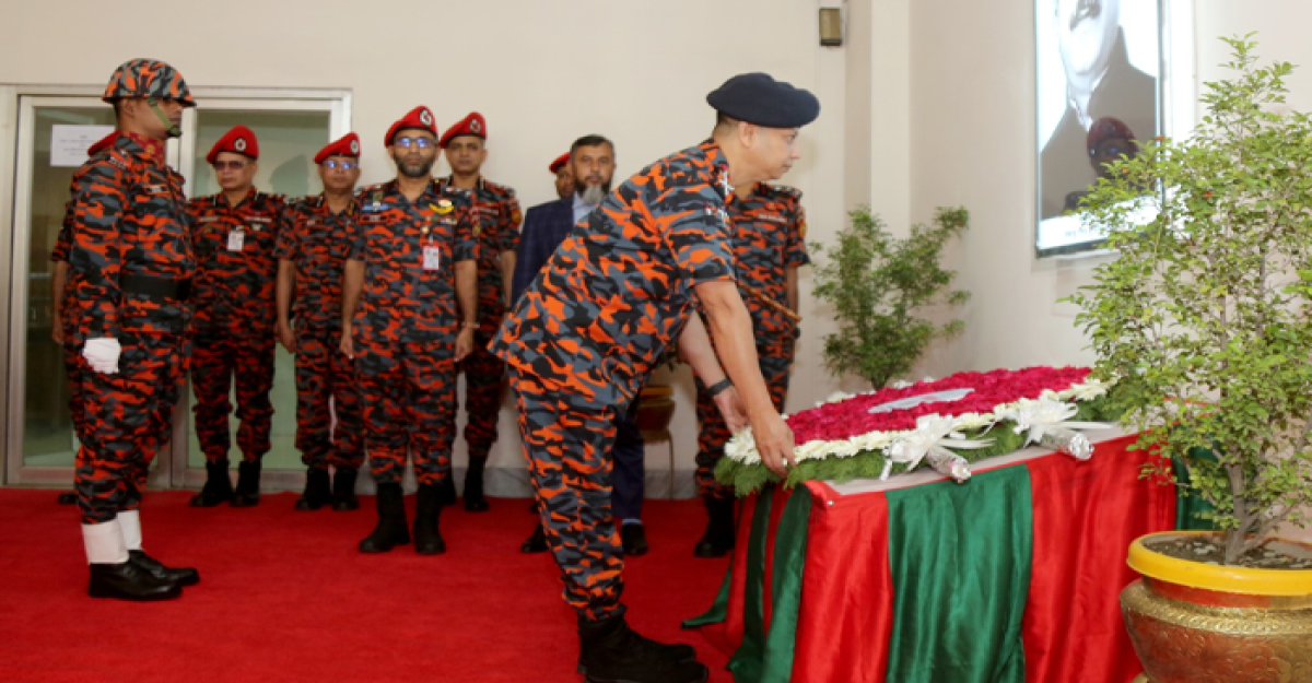 ফায়ার সার্ভিসে যথাযথ মর্যাদায় স্বাধীনতা দিবস পালন
