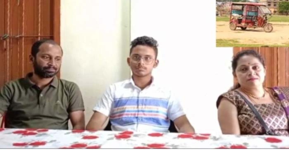 ভারতের আসামে ছাত্রের আবিস্কার চালক বিহীন ই-রিকশা