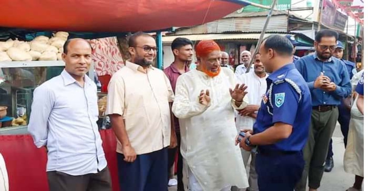 কুড়িগ্রামের বিভিন্ন মার্কেট পরিদর্শনে পুলিশ সুপার