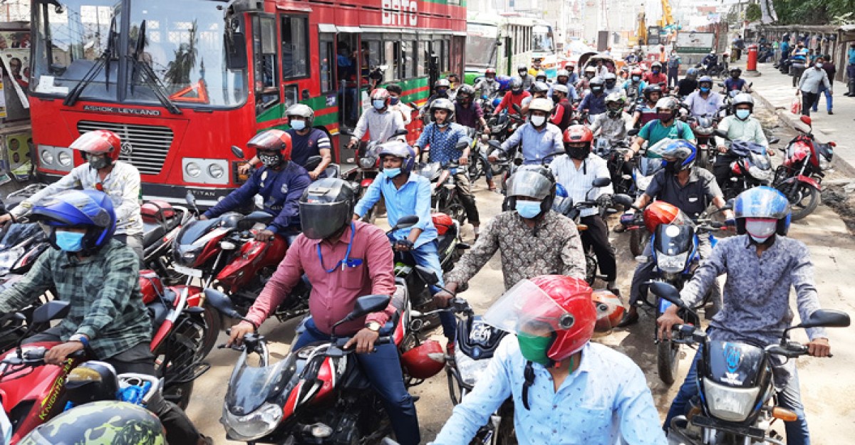 মোটরসাইকেল চলাচল বন্ধ থাকবে ৩ দিন