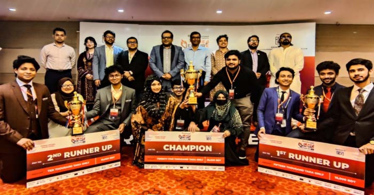 ন্যাশনাল আইডিয়া পিচিং কম্পিটিশন ‘ক্রিয়েভেঞ্চার ৩.০’র সমাপ্তি